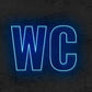 WC LED Neon Sign
