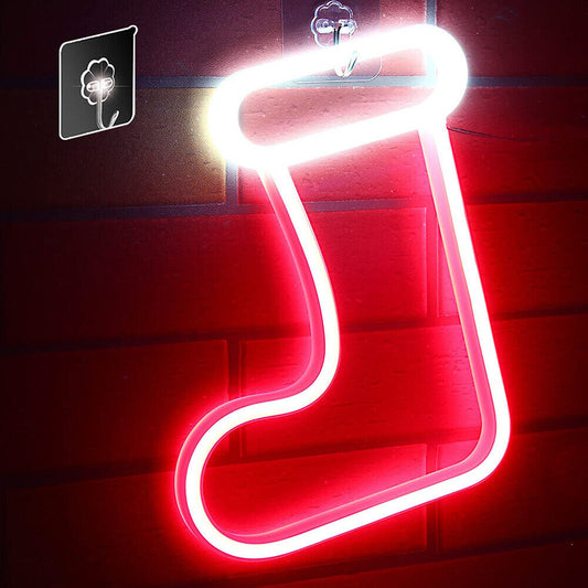 Christmas Stocking Neon Sign