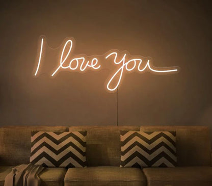 I Love You Neon Sign