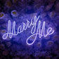 Marry Me LED Neon Sign