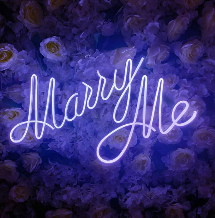 Marry Me LED Neon Sign