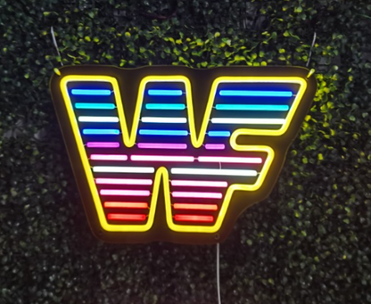 Wrestling WWF Neon Sign