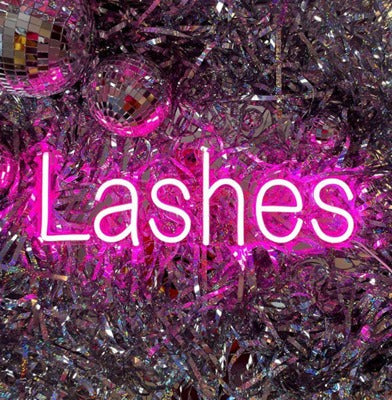 Lashes Neon Sign