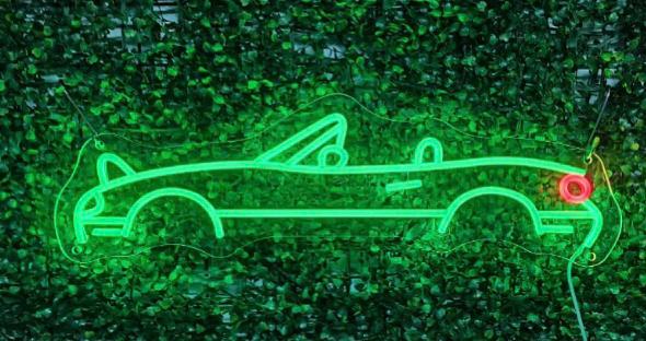 Sports Car LED Neon Sign