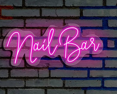 Nail Bar LED Neon Sign