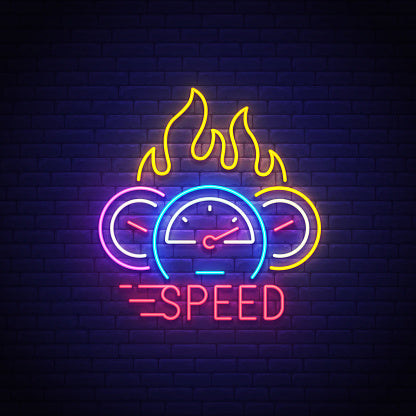 Speed LED Neon Sign
