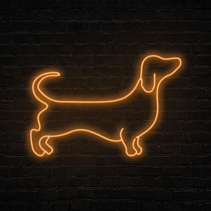 Sausage Dog LED Neon Sign
